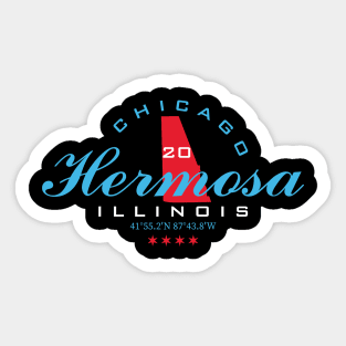 Hermosa / Chicago Sticker